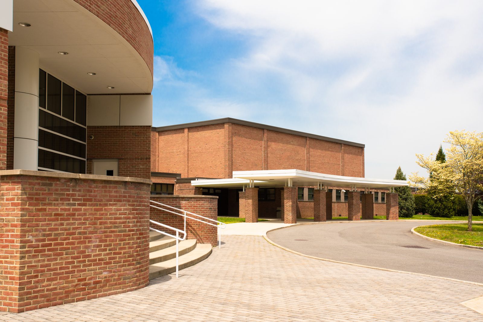 High school campus entrance in Orange County where a student threat allegation was reported